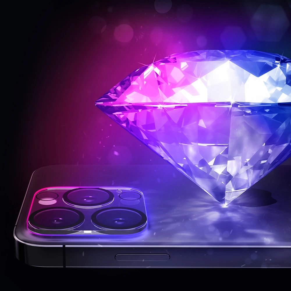 Szkło hartowane do aparatu iPhone 15 Pro / 15 Pro Max 3mk Lens Pro Full Cover